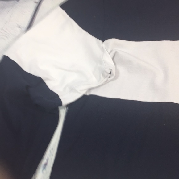 Gaze Cropped Long Sleeve Blocked Color Top Size L - Picture 7 of 7